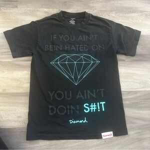 Diamond Black Graphic Small T-Shirt